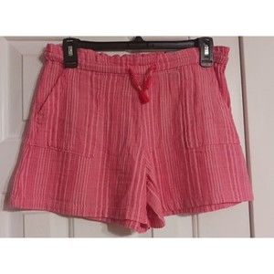 NWT Girls GAP Fact Utility Drawstring Shorts Size XXL (14-16) Coral Pink G2